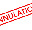 Avis d'annulation